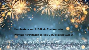 Prettige Kerstdagen en een Gelukkig Nieuwjaar
